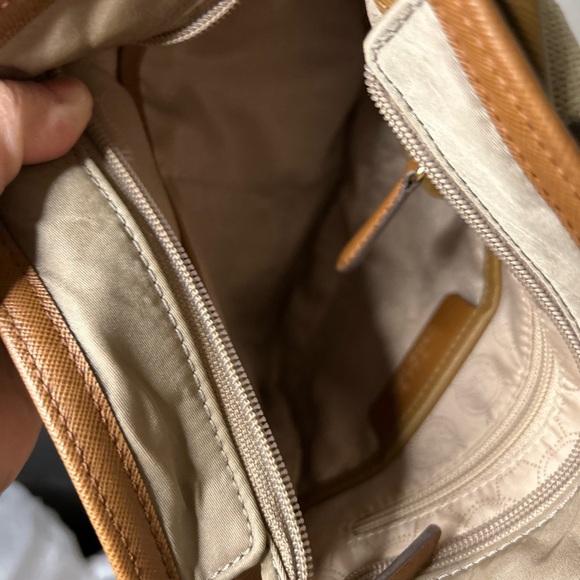 Michael Kors Brown and Gold Accent Bag - Picture 4 of 4